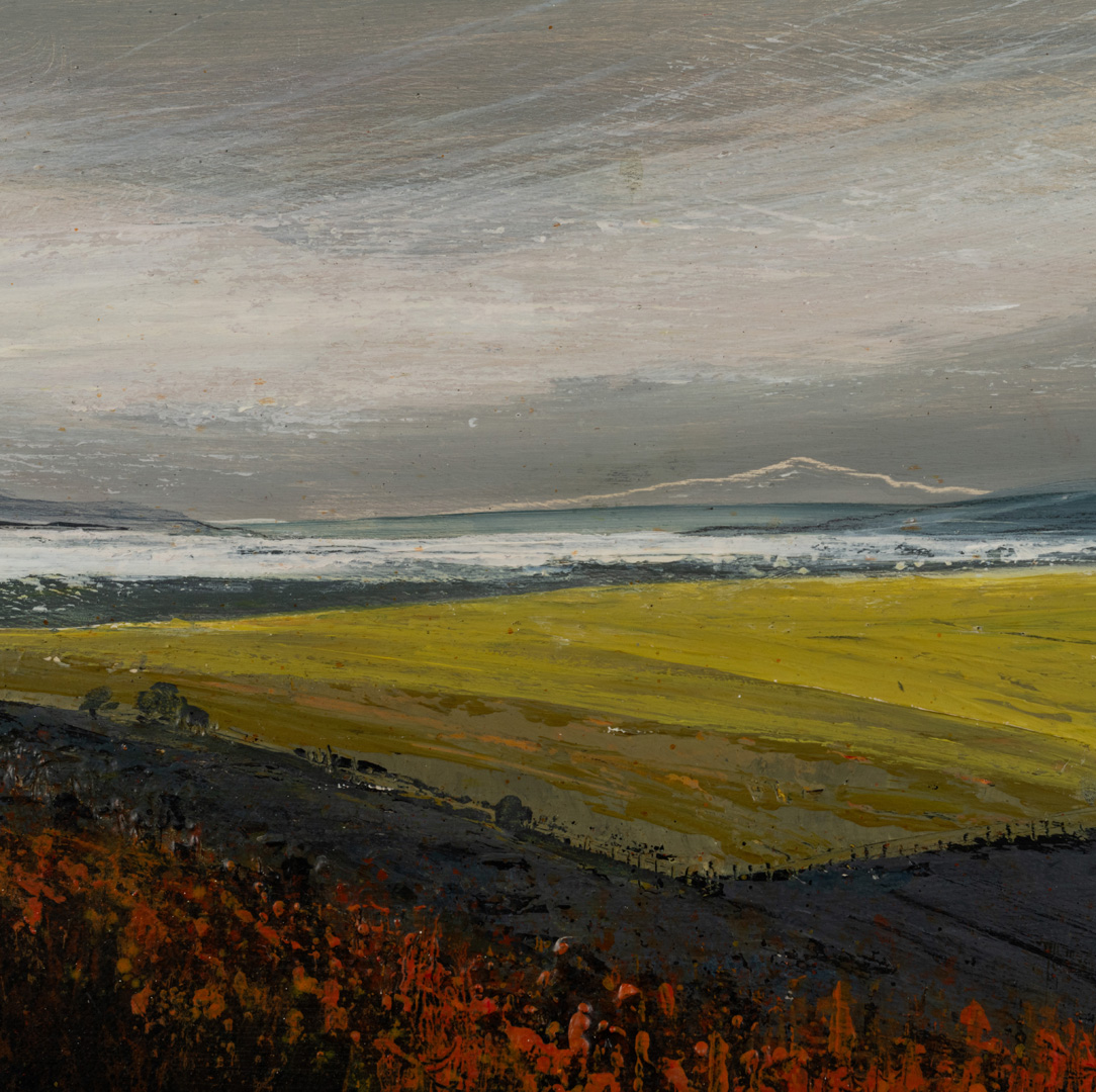 Detail 1 of Looking West, original painting by Winifred Hodge