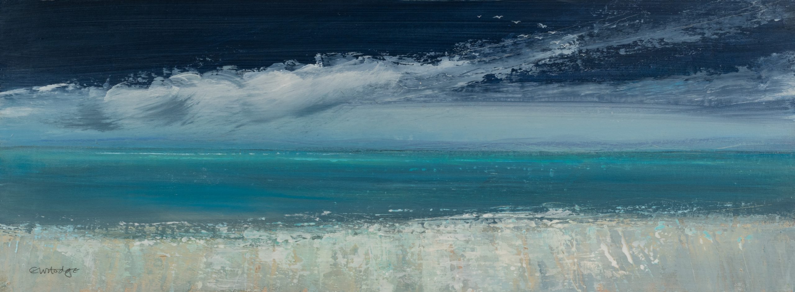 Sand Shimmer, mixed media on Winifred Hodge