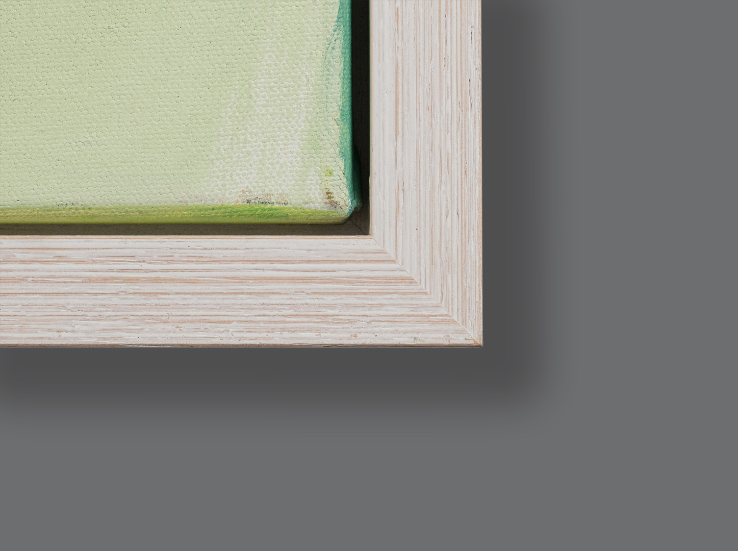 Framed detail of Forest Night, oil painting by Louise Davies RE