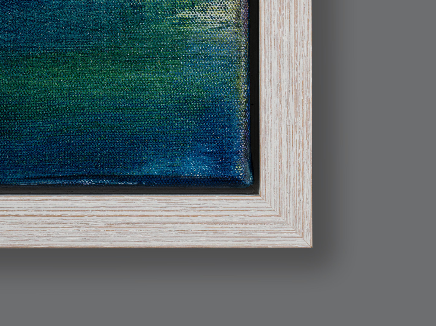 Framed detail of Summer on the Moors, original painting by Louise Davies RE