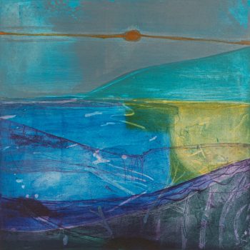 Secret Cove, limited edition etching by Louise Davies RE