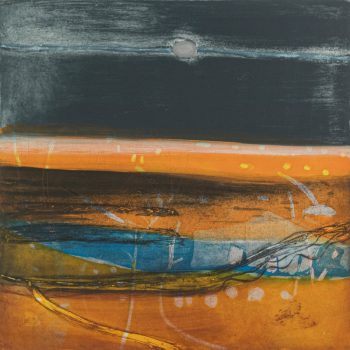 Moonlight Nocturne, limited edition etching by Louise Davies RE