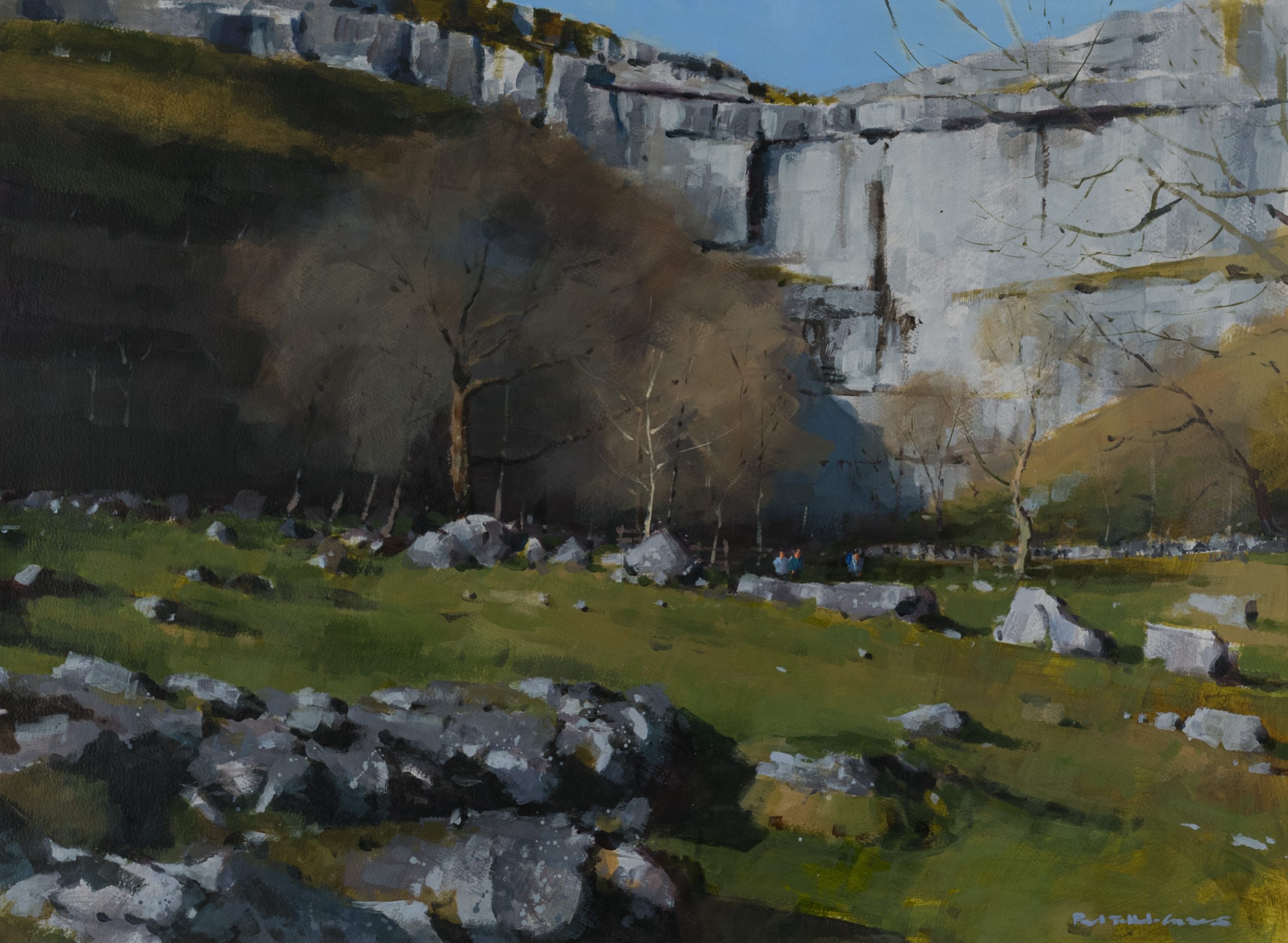 Leaving the Cove, original painting by Paul Talbot-Greaves RI