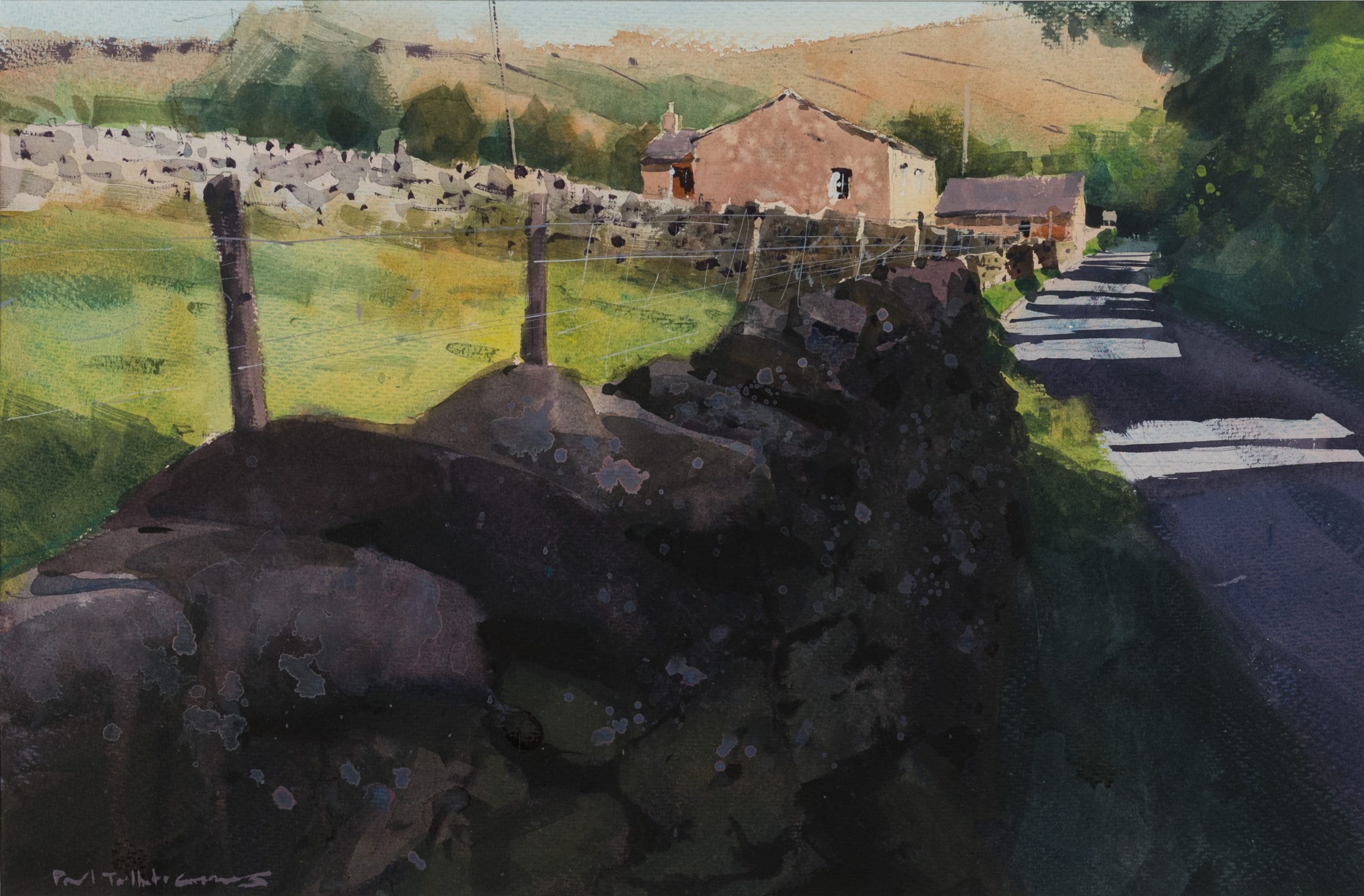 Deep in the Shade, Dentdale, original painting by Paul Talbot-Greaves RI