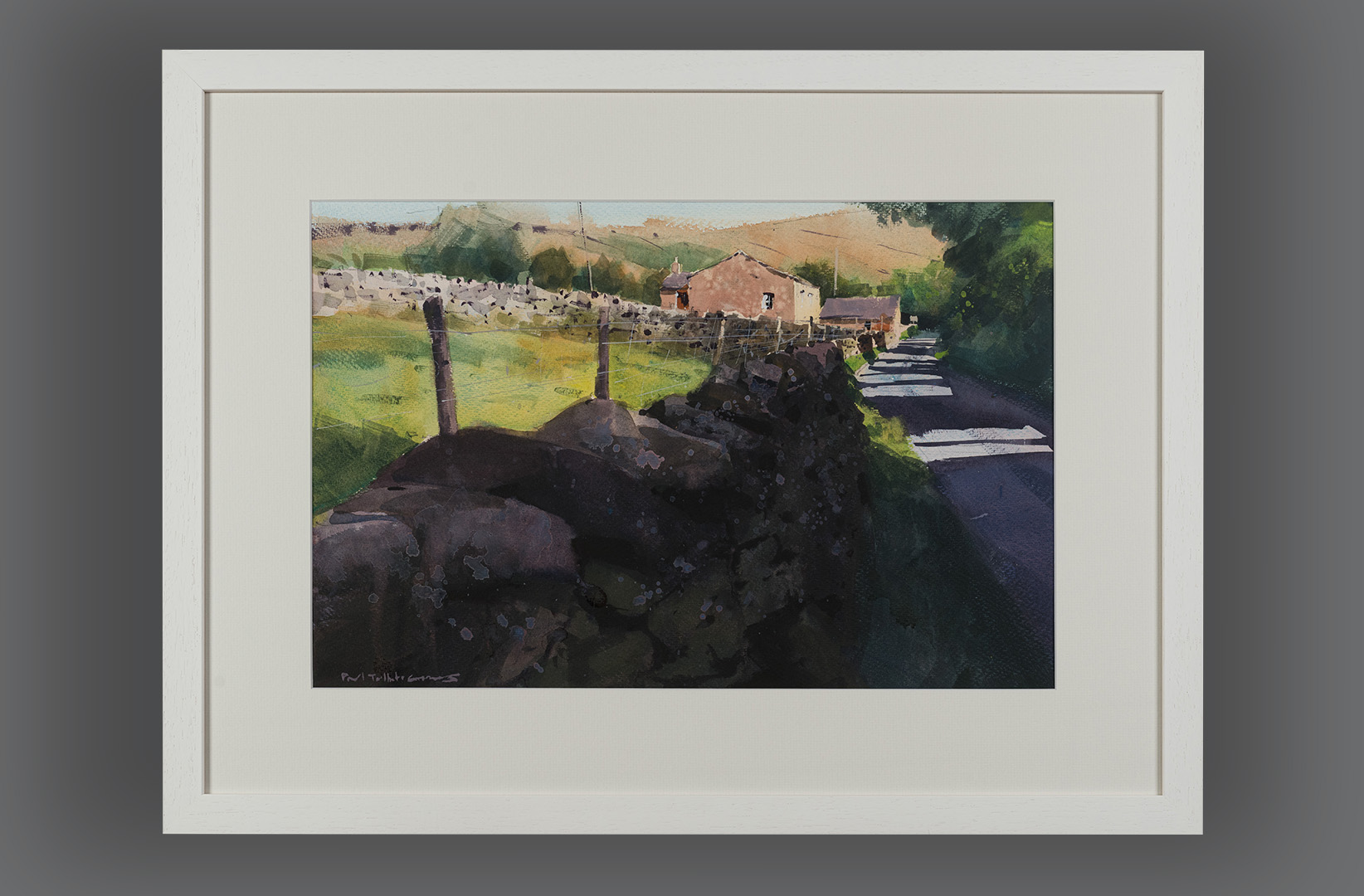 Deep in the Shade, Dentdale, original painting by Paul Talbot-Greaves RI, framed