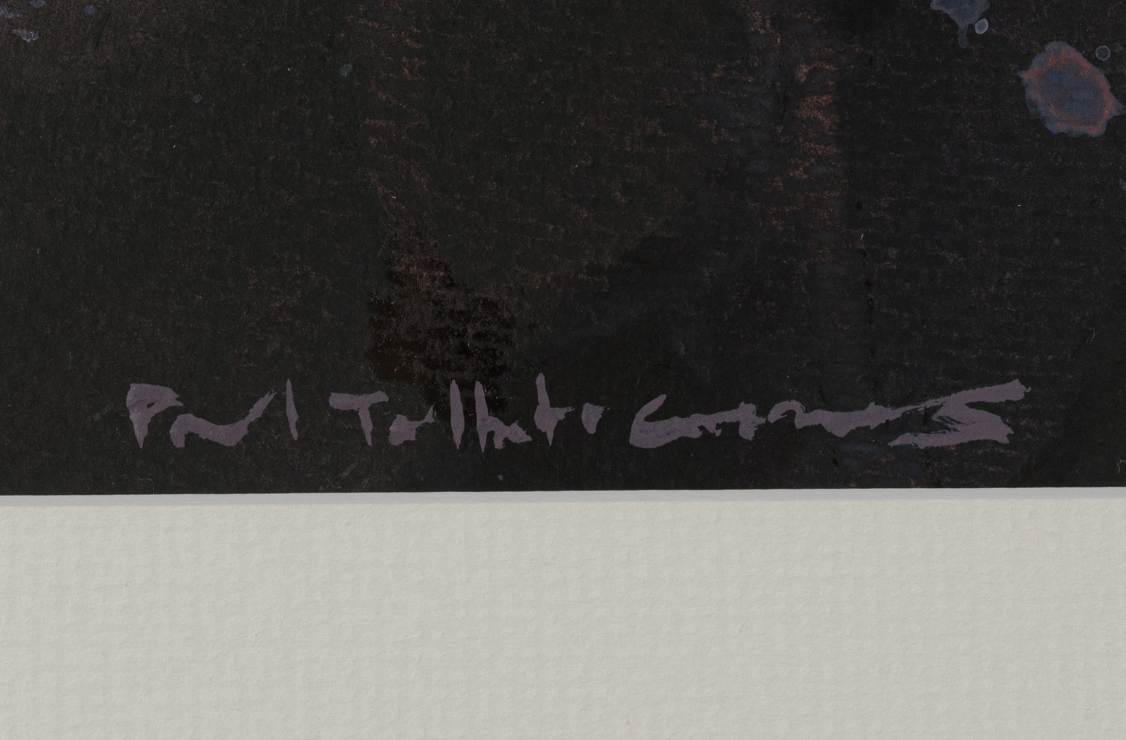 Signed detail of Deep in the Shade, Dentdale, original painting by Paul Talbot-Greaves RI