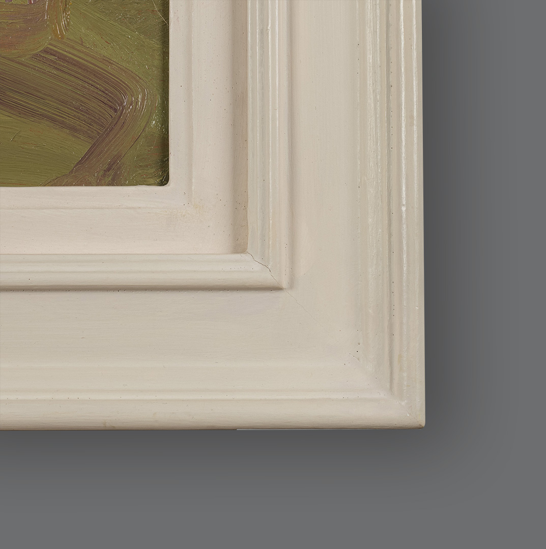 Framed detail of A Path in August, oil painting by Robert Newton